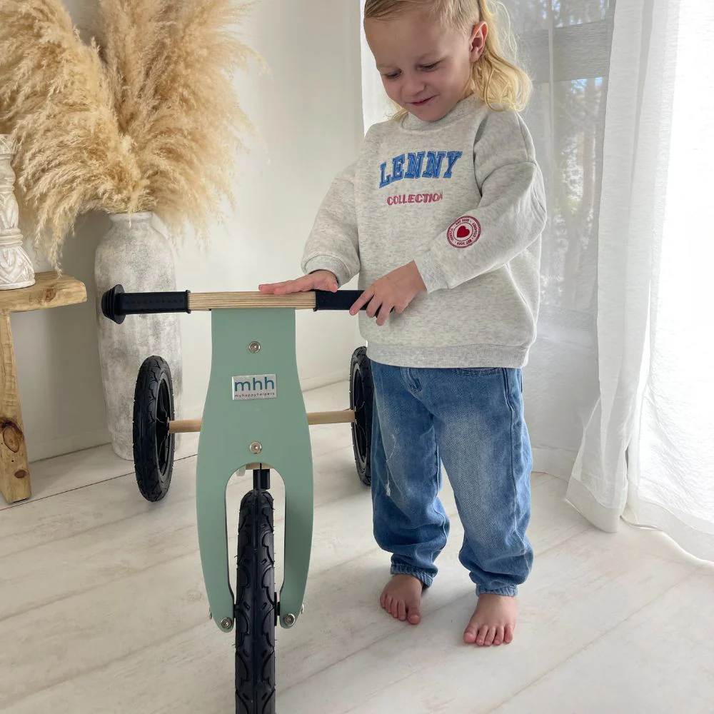 2 in 1 Trike / Balance Bike - Sage Green - Image 7