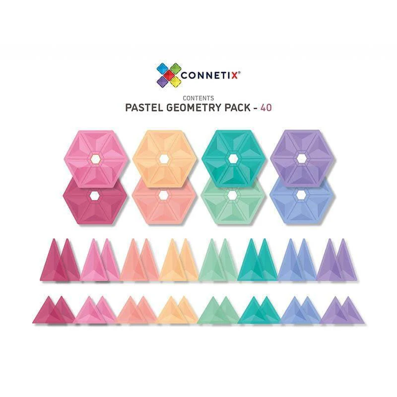 Connetix 40pc Pastel Geometry Pack - Image 5