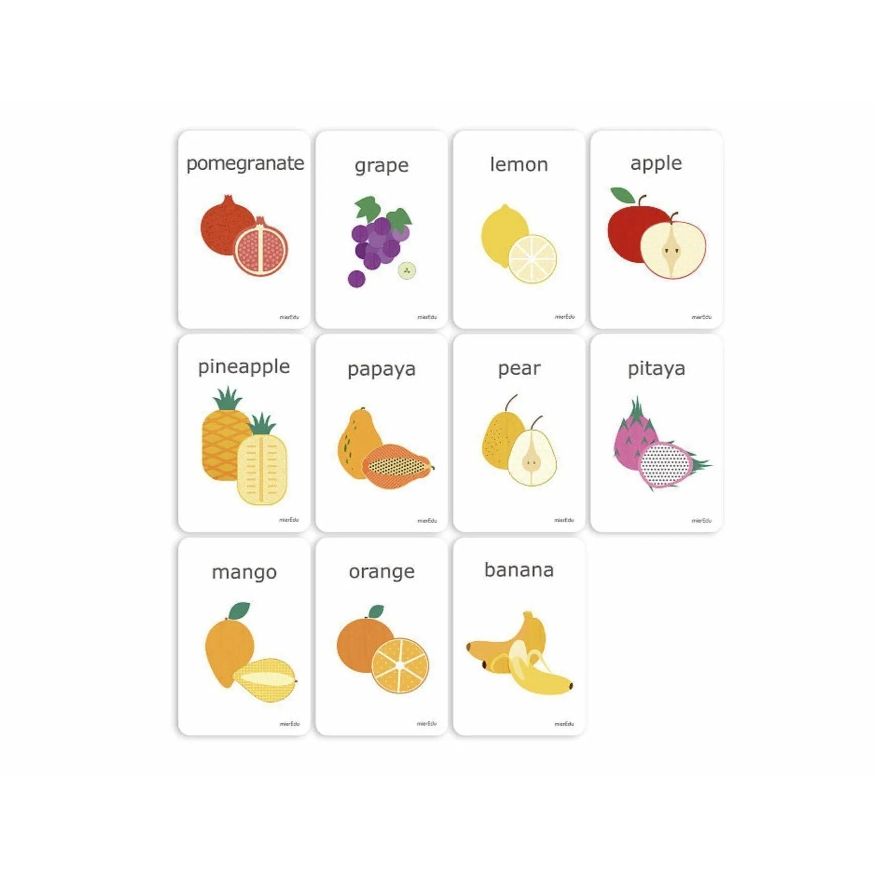 Cognitive Flash Cards - Fruit - Image 3