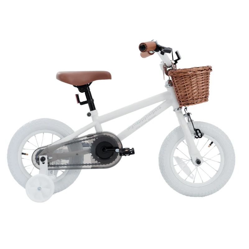 Kids Classic Steel Bike - Snow White - Image 5