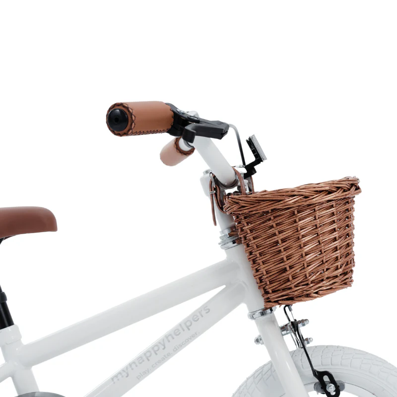 Kids Classic Steel Bike - Snow White - Image 9