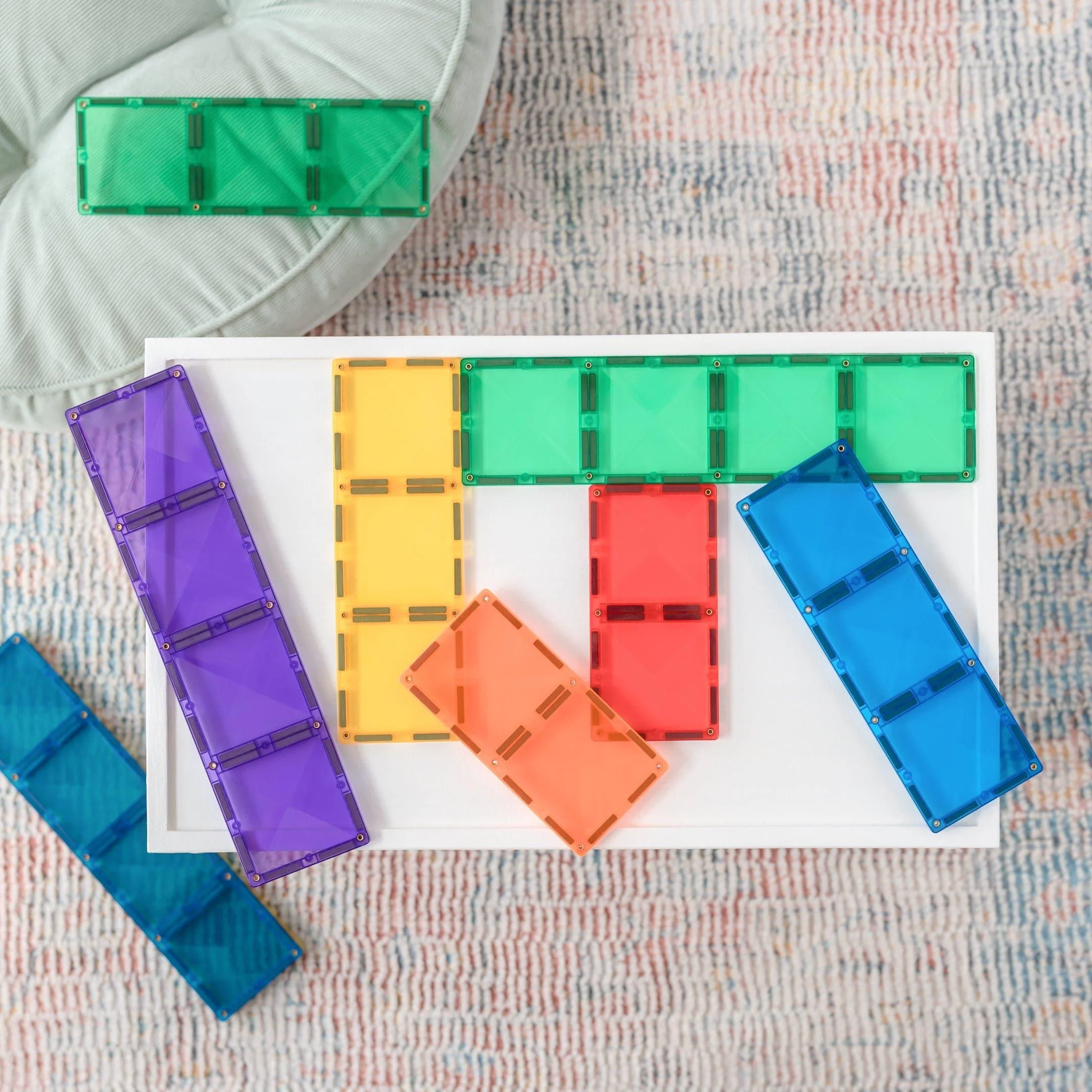 Connetix Rainbow Rectangle Pack 18pc - Image 7